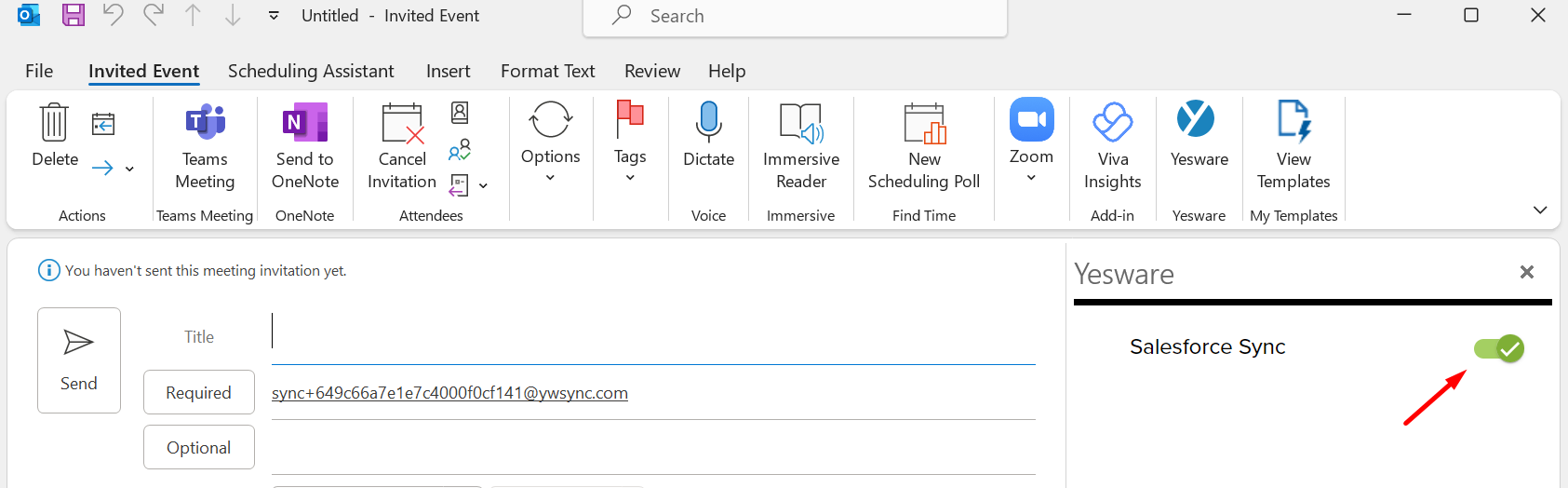 How Do I Use the Salesforce Calendar Sync in O365? [Outlook] Yesware